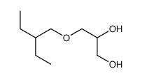 1,2,3-Propanetriol, 2-ethylbutyl ether结构式