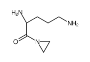 Aziridine, 1-[(2S)-2,5-diamino-1-oxopentyl]- (9CI)结构式