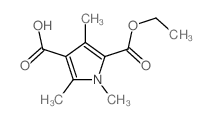 1H-Pyrrole-2,4-dicarboxylicacid, 1,3,5-trimethyl-, 2-ethyl ester picture