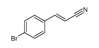 (E)-3-(4-bromophenyl)prop-2-enenitrile Structure