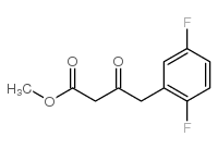 4-(2,5-difluoro-phenyl)-3-oxo-butyric acid methyl ester Structure