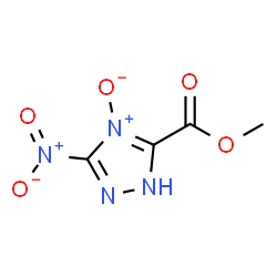 1H-1,2,4-Triazole-5-carboxylicacid,3-nitro-,methylester,4-oxide(9CI) Structure