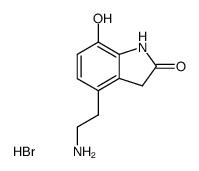 4-(2-aminoethyl)-7-hydroxy-2(3H)-indolone hydrobromide结构式