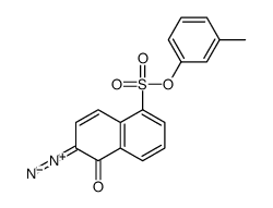 m-tolyl 6-diazo-5,6-dihydro-5-oxonaphthalene-1-sulphonate Structure