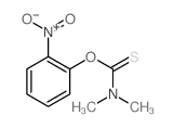 Carbamothioic acid,N,N-dimethyl-, O-(2-nitrophenyl) ester Structure