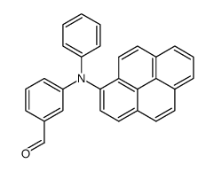 3-(N-phenyl-N-(pyren-1-yl)amino)benzaldehyde结构式