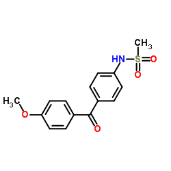 N-[4-(4-Methoxybenzoyl)phenyl]methanesulfonamide Structure