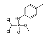 N-[dichloromethyl(methoxy)phosphoryl]-4-methylaniline结构式