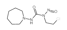 Urea,N-(2-chloroethyl)-N'-(hexahydro-1H-azepin-1-yl)-N-nitroso-结构式