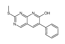 2-(methylthio)-6-phenylpyrido[2,3-d]pyrimidin-7-ol Structure