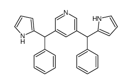 3,5-bis[phenyl(1H-pyrrol-2-yl)methyl]pyridine结构式