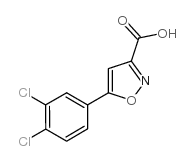 5-(3,4-DICHLORO-PHENYL)-ISOXAZOLE-3-CARBOXYLIC ACID structure