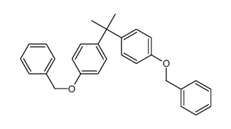 1-phenylmethoxy-4-[2-(4-phenylmethoxyphenyl)propan-2-yl]benzene结构式