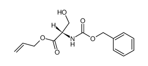 Cbz-Ser-allyl ester Structure