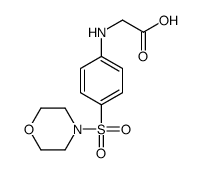 2-(4-morpholin-4-ylsulfonylanilino)acetic acid Structure