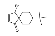 4-bromo-c-8-tert-butylspiro<4.5>dec-2-en-1-one结构式