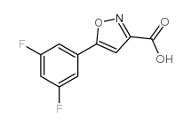 5-(3,5-DIFLUOROPHENYL)-ISOXAZOLE-3-CARBOXYLIC ACID Structure