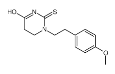 1-[2-(4-methoxyphenyl)ethyl]-2-sulfanylidene-1,3-diazinan-4-one Structure