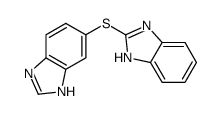 2-(3H-benzimidazol-5-ylsulfanyl)-1H-benzimidazole Structure