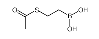 2-(ACETYLTHIO)ETHYLBORONIC ACID structure