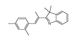 2-[1-(2,4-dimethylphenyl)prop-1-en-2-yl]-3,3-dimethylindole结构式