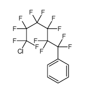 (6-chloro-1,1,2,2,3,3,4,4,5,5,6,6-dodecafluorohexyl)benzene结构式