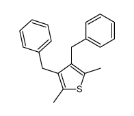 3,4-dibenzyl-2,5-dimethylthiophene Structure