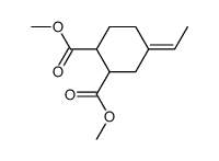 1,2-di-(methoxycarbonyl)-4-ethylidene-cyclohexane结构式