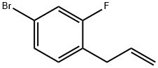 3-(4-Bromo-2-fluorophenyl)-1-propene Structure