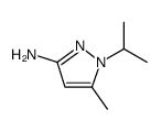 1H-Pyrazol-3-amine, 5-methyl-1-(1-methylethyl)结构式