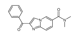 2-benzoyl-N,N-dimethylimidazo[1,2-a]pyridine-6-carboxamide结构式