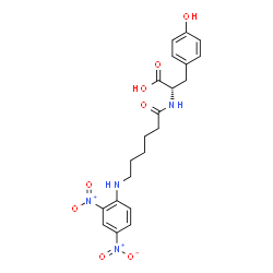 2,4-dinitrophenylaminocaproyltyrosine结构式