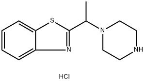 2-(1-PIPERAZIN-1-YLETHYL)-1,3-BENZOTHIAZOLE DIHYDROCHLORIDE Structure