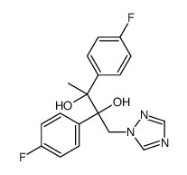 (2R,3R)-2,3-bis(4-fluorophenyl)-1-(1,2,4-triazol-1-yl)butane-2,3-diol结构式