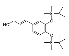 3-[3,4-bis[[tert-butyl(dimethyl)silyl]oxy]phenyl]prop-2-en-1-ol结构式