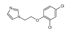 1-[2-(2,4-dichlorophenoxy)ethyl]imidazole Structure