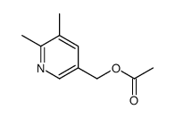 5-Acetoxymethyl-2,3-dimethylpyridine structure