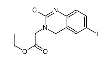 ETHYL 2-(2-CHLORO-6-IODOQUINAZOLIN-3(4H)-YL)ACETATE Structure