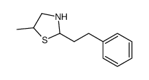 5-methyl-2-(2-phenylethyl)-1,3-thiazolidine Structure