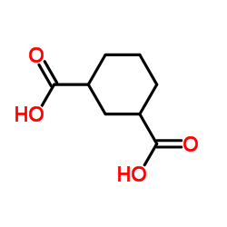 trans-1,3-cyclohexanedicarboxylic acid Structure