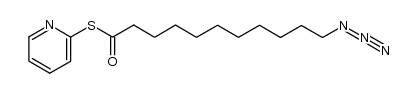 S-pyridin-2-yl 11-azidoundecanethioate Structure