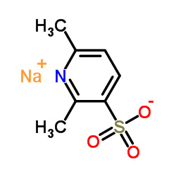 Sodium 2,6-dimethyl-3-pyridinesulfonate structure