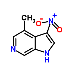 4-Methyl-3-nitro-6-azaindole Structure