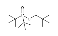 2,2-dimethylpropyl di-tert-butylphosphinate Structure