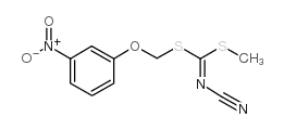 METHYL [(3-NITROPHENOXY)METHYL]CYANOCARBONIMIDODITHIOATE picture