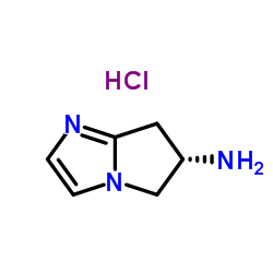 (6S)-6,7-Dihydro-5H-Pyrrolo[1,2-a]imidazol-6-amine Hydrochloride Structure