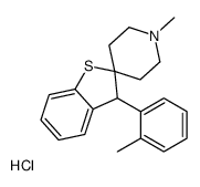 1'-methyl-3-(2-methylphenyl)spiro[3H-1-benzothiophene-2,4'-piperidine],hydrochloride Structure