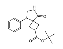 5-Oxo-8-phenyl-2,6-diaza-spiro[3.4]octane-2-carboxylicacidtert-butylester structure