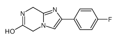 2-(4-fluorophenyl)-7,8-dihydro-5H-imidazo[1,2-a]pyrazin-6-one Structure