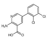 2-amino-5-(2,3-dichlorophenyl)pyridine-3-carboxylic acid结构式